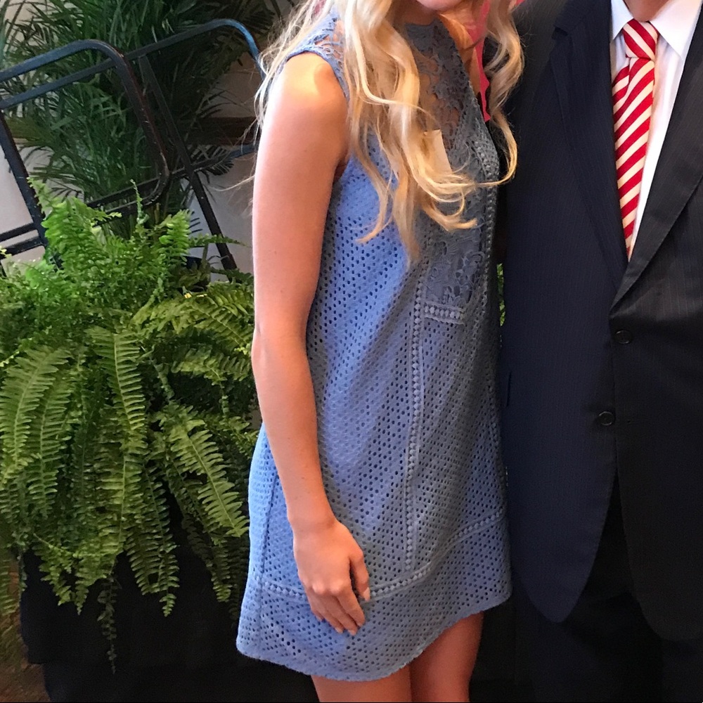 Blue Lace Dress